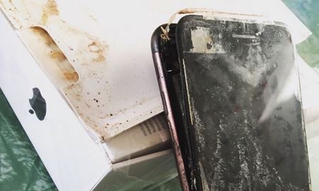 شکایت شهروند استرالیایی از شرکت اپل بدلیل آتش گرفتن گوشی آیفون ۷ 