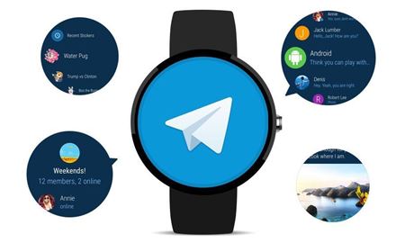 انتشار اپلیکیشن تلگرام بر روی ساعت های هوشمند اندروید