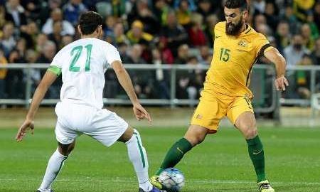 تیم ملی فوتبال استرالیا در مقابل عراق متوقف شد