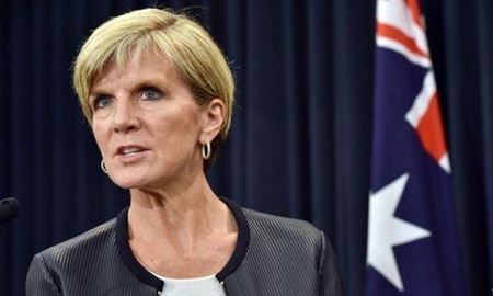  'جولی بیشاپ' وزیر امور خارجه استرالیا  حملات تروریستی تهران را 'به شدت' محکوم و با ایرانیان ابراز همدردی کرد.