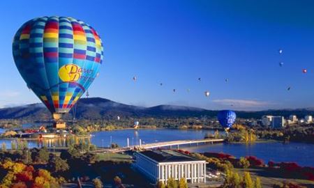 گردشگری استرالیا/کانبرا ...پایتخت/ پرواز با بالون ( Sunrise Hot Air Balloon Flight )
