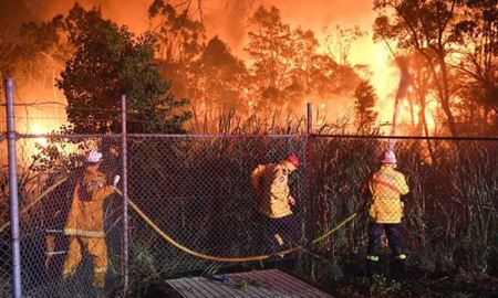 نزدیک شدن آتش سوزی مهیب به جنوب سیدنی 