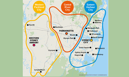 پیشنهاد تقسیم سیدنی به سه شهر مجزا !