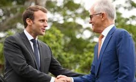 اشتباه کلامی "ماکرون" رئیس جمهور فرانسه در استرالیا ؛ از «همسر خوشمزه» شما سپاسگزارم