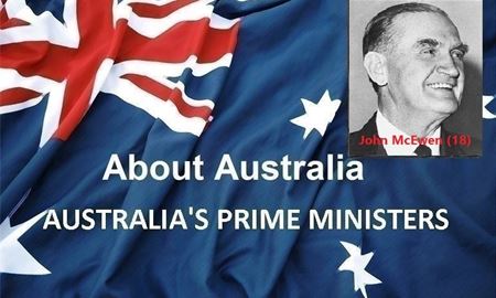 نخست‌ وزیران استرالیا ، از ابتدا تا کنون - هجدهمین (18) نخست وزیر استرالیا - جان مک‌اِوِن John McEwen