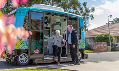 آزمایش اتوبوس خودران (بدون راننده) در استرالیا 