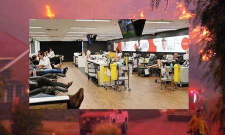 استرالیا روز فاجعه بار آتش سوزی را بدون تلفات پشت سر گذاشت، اما  آستین ها را بالا بزنید و خون اهدا کنید