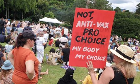 تظاهرات مخالفان واکسیناسیون در چند شهر استرالیا