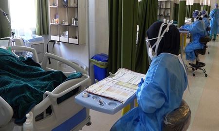 تکمیل شدن تخت‌های آی‌سی‌یو در استان خوزستان ایران