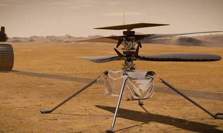 اینجنیوئیتی، ریزبالگرد ناسا روی مریخ نشست