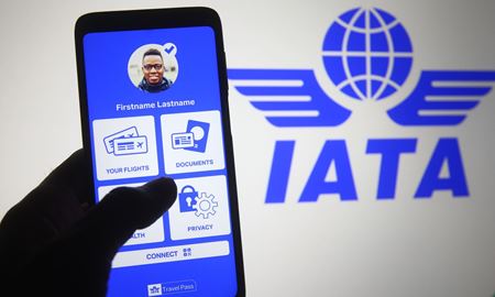 اپلیکیشن انجمن حمل‌ونقل هوایی یاتا برای واکسن و تست کرونا