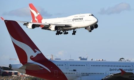 تعویق 2 ماهه پروازهای بین‌المللی هواپیمایی کانتاس