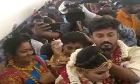 هندی‌ها، محدودیت‌های کرونا را با هواپیما در آسمان دور زدند