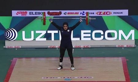 کسب سه برنز توسط دختر وزنه‌بردار ایرانی