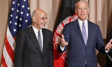 دیدار جوبایدن با رئیس جمهور افغانستان در کاخ سفید