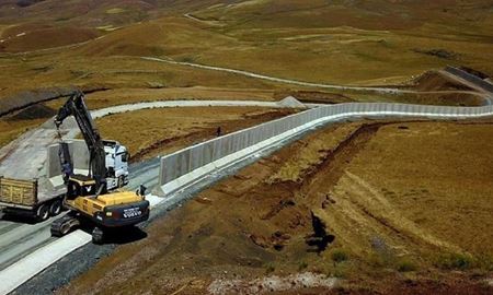 ترکیه دیوار بتنی 63 کیلومتری در مرز خود با ایران می‌سازد