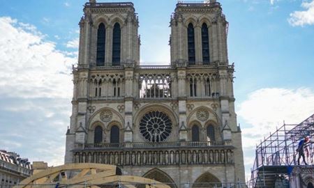 بازسازی کامل کلیسای نوتردام پاریس پس از آتش‌سوزی ۲ سال پیش