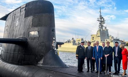 حمایت اروپا از فرانسه در مناقشه لغو قرارداد خرید زیردریایی استرالیا