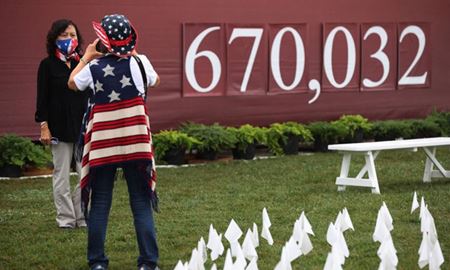 عبور مرگ‌ومیر کرونا در آمریکا از آنفولانزای سال 1918