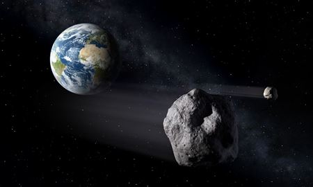 سیارک‌های‌ بزرگ یک به یک از کنار زمین عبور می‌کنند