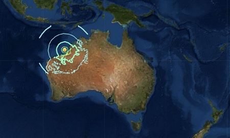 وقوع زمین لرزه 5.4 ریشتری در استرالیای‌غربی و منتفی شدن خطر سونامی