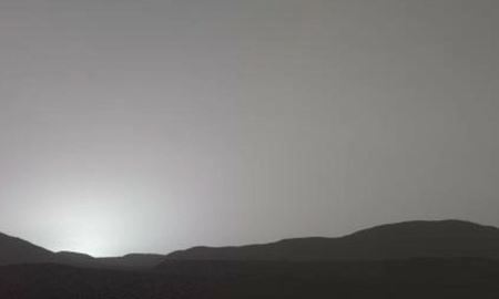 ثبت تصویر غروب خورشید در مریخ توسط مریخ نورد استقامت