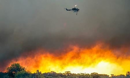 هشدار آتش‌سوزی جنگل در ایالت نیوساوت‌ولز استرالیا