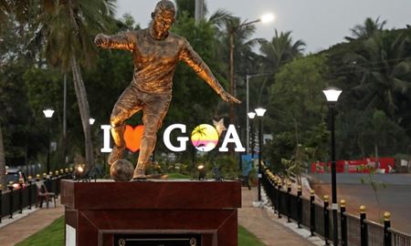 اعتراض به ساخت مجسمه کریستیانو رونالدو در هند