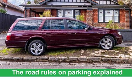 قوانین پارک کردن خودرو در مکان‌های مختلف، در استرالیا