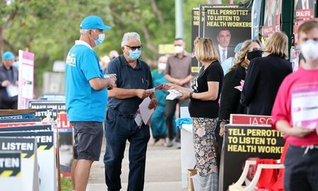 در ایالت نیوساوت‌ولز استرالیا، هزاران نفر به پای صندوق‌های رای می‌روند