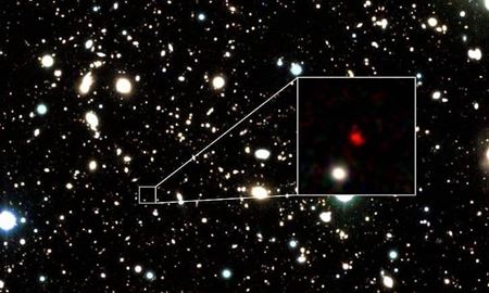 رصد کهکشانی با فاصله 13 و نیم میلیارد سال نوری با زمین