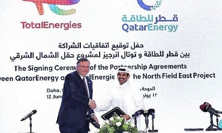 قرارداد قطر و فرانسه برای توسعه میدان گازی مشترک با ایران