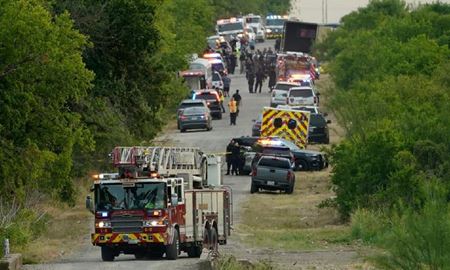 کشف جسد ۴۶ مهاجر در یک کامیون در ایالت تگزاس آمریکا