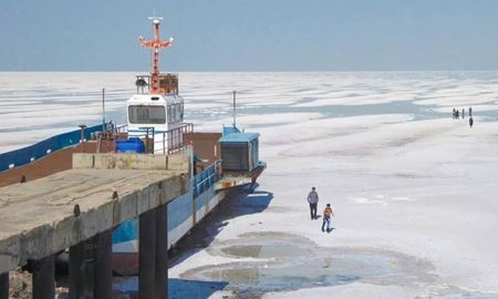 ۹۵ درصد دریاچه ارومیه خشک شده است