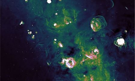 کشف گورستان کهکشانی حاوی بقایای ده‌ها ستاره در حال انفجار