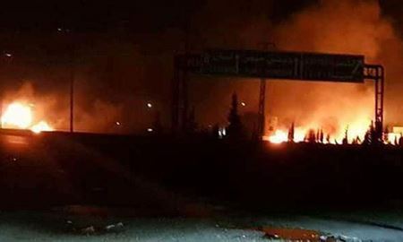 حمله شبانه به کاروان‌ کامیون‌های منسوب به سپاه در سوریه