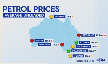اوج‌گیری قیمت سوخت در آستانه آغاز تعطیلات طولانی آخر هفته در استرالیا