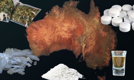 درهر یک از مناطق استرالیا کدام ماده مخدر بیشتر مصرف می‌شود؟