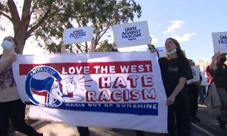 برپایی تظاهرات ضد نازی در حومه ملبورن