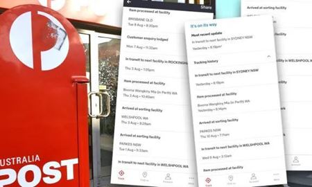 سفر 10000 کیلومتری یک مرسوله پستی در استرالیا