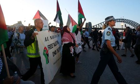 اختیارات ویژه پلیس نیوساوت‌ولز برای کنترل راهپیمایی حامیان فلسطین