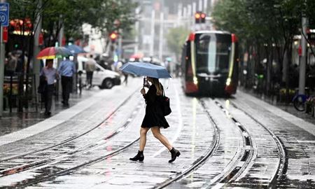 بارش شدید باران و جاری شدن سیل در غرب سیدنی