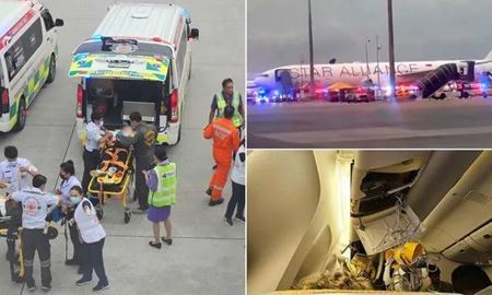 هشت مسافر استرالیایی بر اثر تکان‌های شدید هواپیما مصدوم شدند