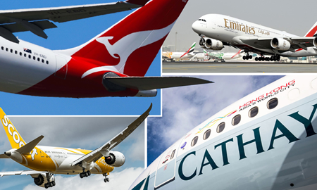 استرالیایی‌ها برای مسافرت به خارج، کدام خطوط هوایی را ترجیح می‌دهند؟