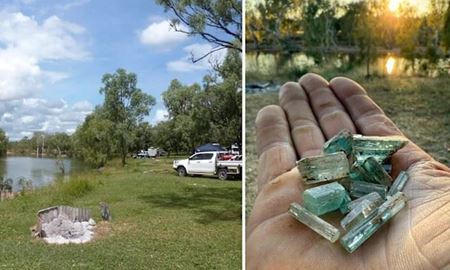 تب جستجوی سنگ ۱۰۰۰۰ دلاری در کمپ دورافتاده در ایالت کوئینزلند