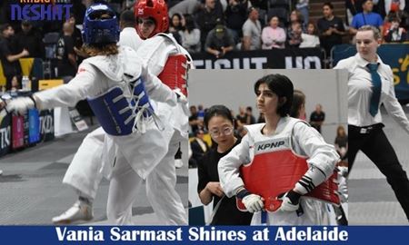 درخشش وانیا سرمست، تکواندوکار ایرانی‌ در مسابقات آدلاید