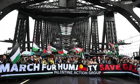 تداوم اعتراضات گسترده حامیان فلسطین در استرالیا همزمان با برقراری آتش‌بس در غزه 