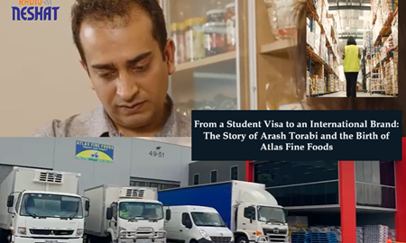 از ویزای دانشجویی تا برند بین‌المللی؛ داستان آرش ترابی و تولد Atlas Fine Foods