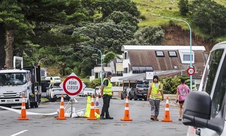 حادثه هولناک رانش زمین در نیوزیلند؛ جان دو نفر را گرفت