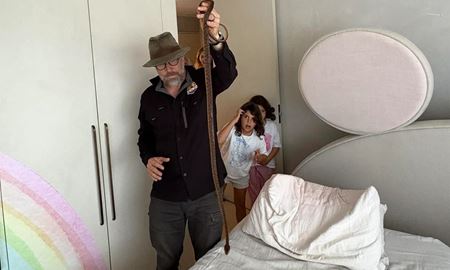 مارسمی خطرناک مهمان ناخوانده در اتاق خواب یک خانواده در سیدنی